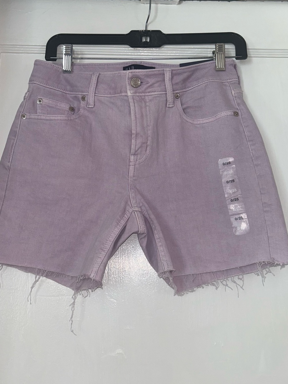 Women’s Lavender Denim Shorts from Gap NWT size 0/25